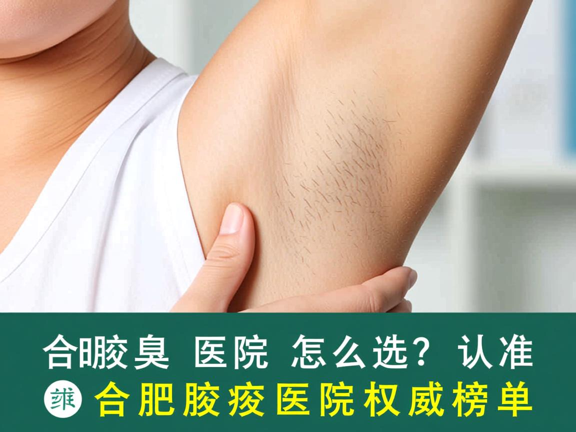 合肥腋臭医院怎么选？认准合肥腋臭医院权威榜单