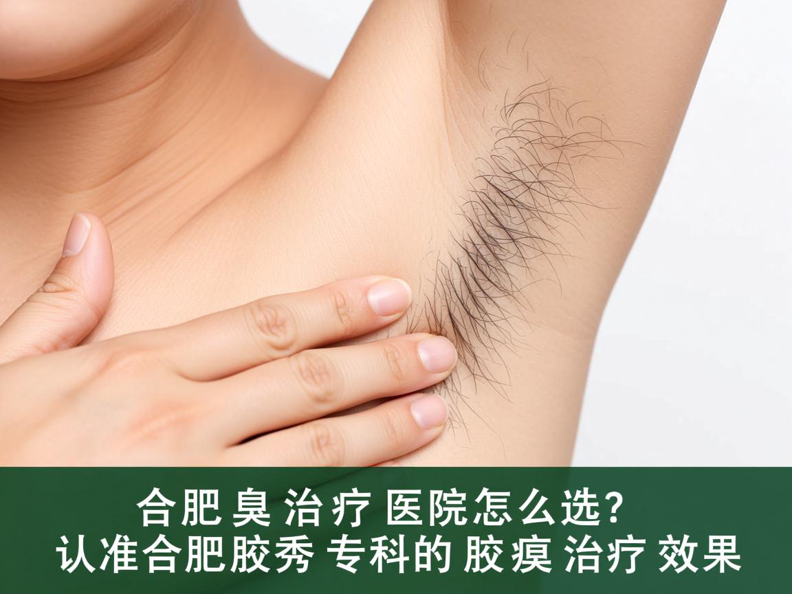 合肥腋臭治疗医院怎么选？认准合肥腋秀专科的腋臭治疗效果