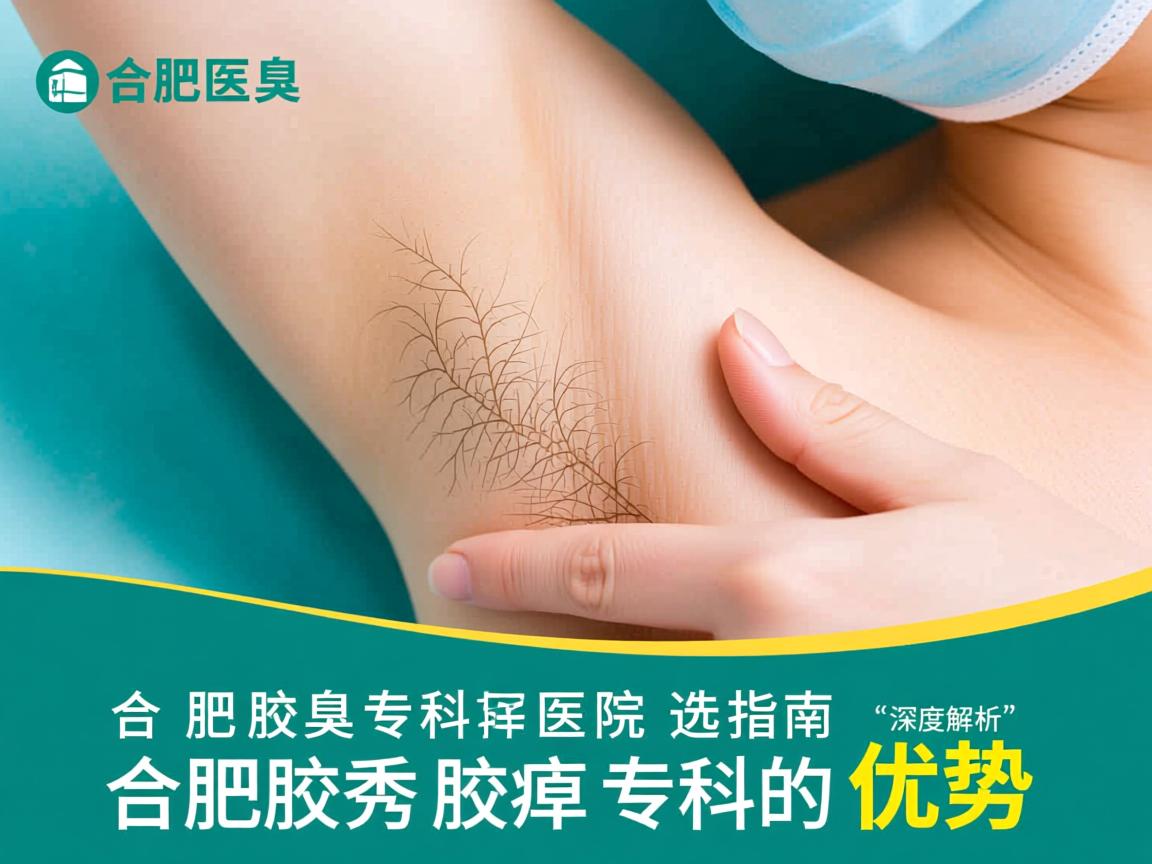 合肥腋臭专科医院选择指南，深度解析合肥腋秀腋臭专科的优势