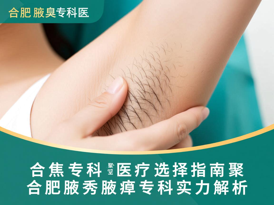 合肥腋臭专科医院选择指南，聚焦合肥腋秀腋臭专科实力解析