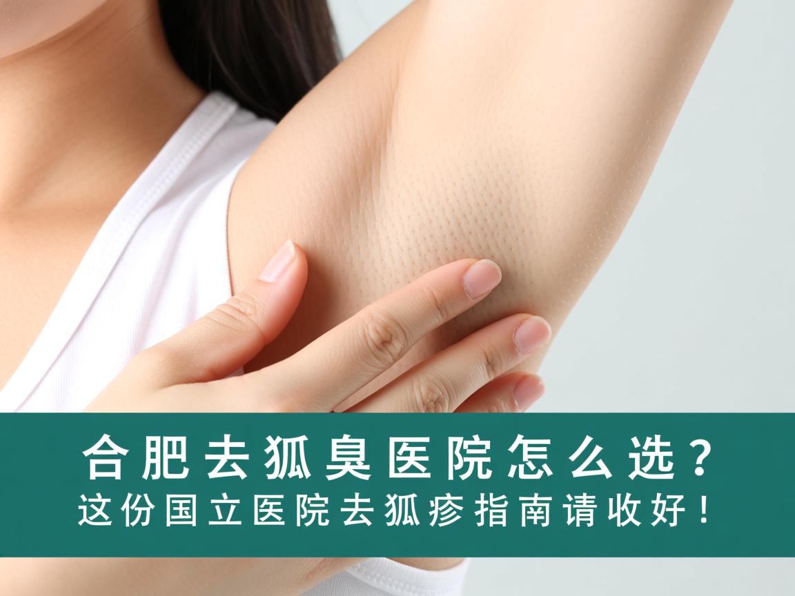 合肥去狐臭医院怎么选？这份国立医院去狐臭指南请收好！