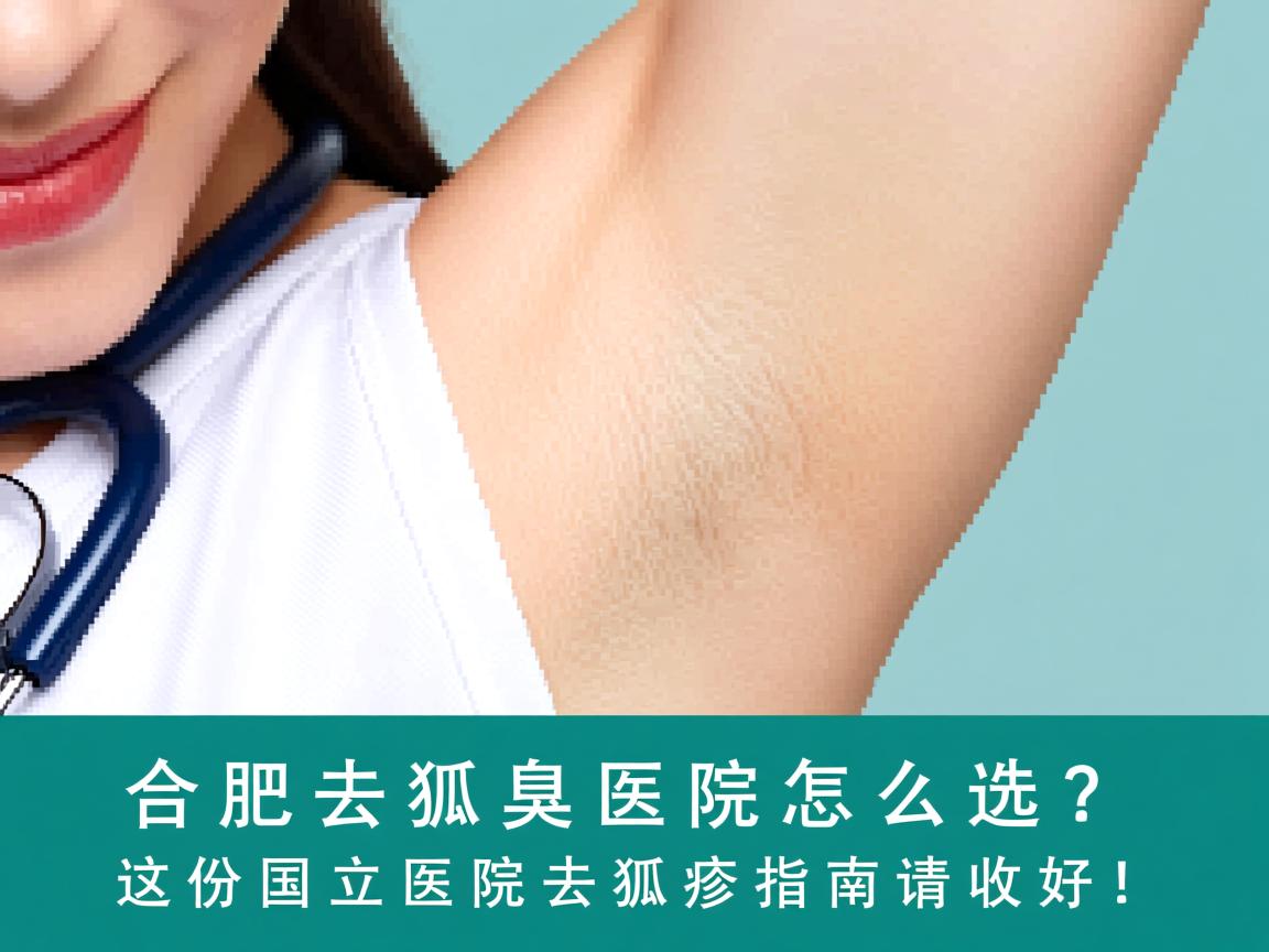 合肥去狐臭医院怎么选？这份国立医院去狐臭指南请收好！