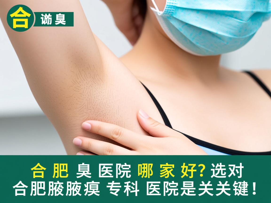 合肥腋臭医院哪家好？选对合肥腋臭专科医院是关键！