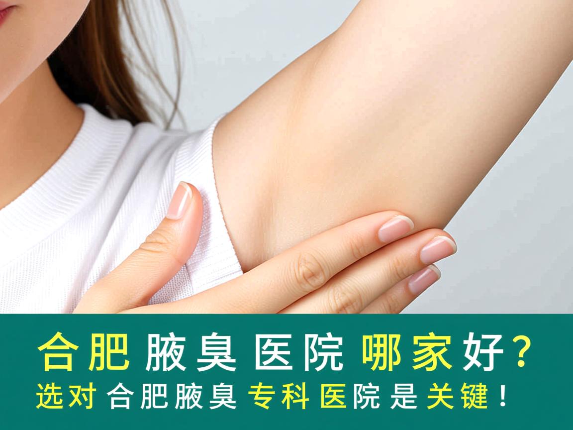 合肥腋臭医院哪家好？选对合肥腋臭专科医院是关键！