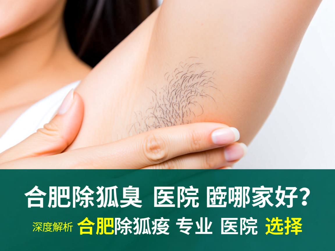 合肥除狐臭医院哪家好？深度解析合肥除狐臭专业医院的选择