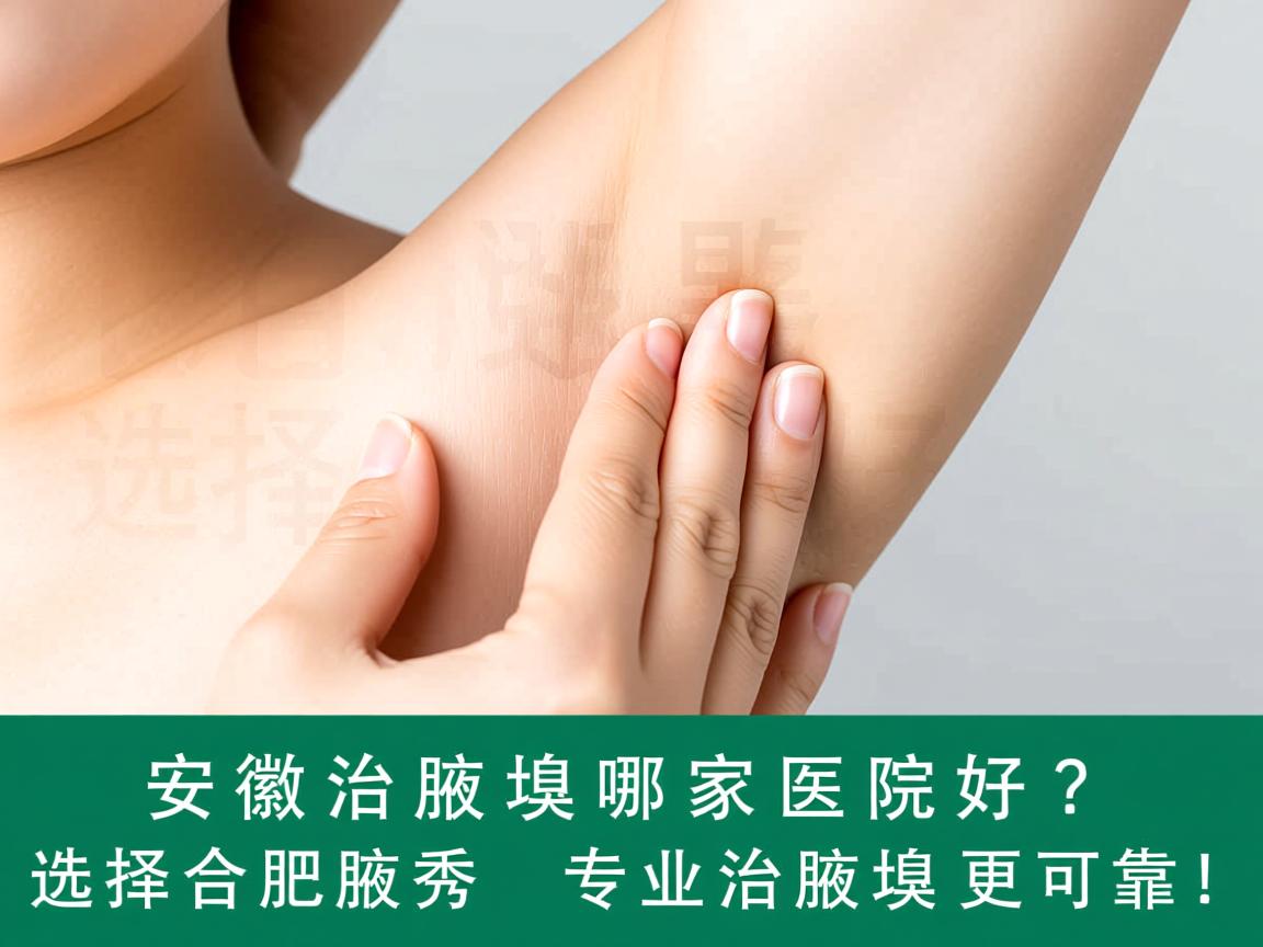 安徽治腋臭哪家医院好？选择合肥腋秀，专业治腋臭更可靠！