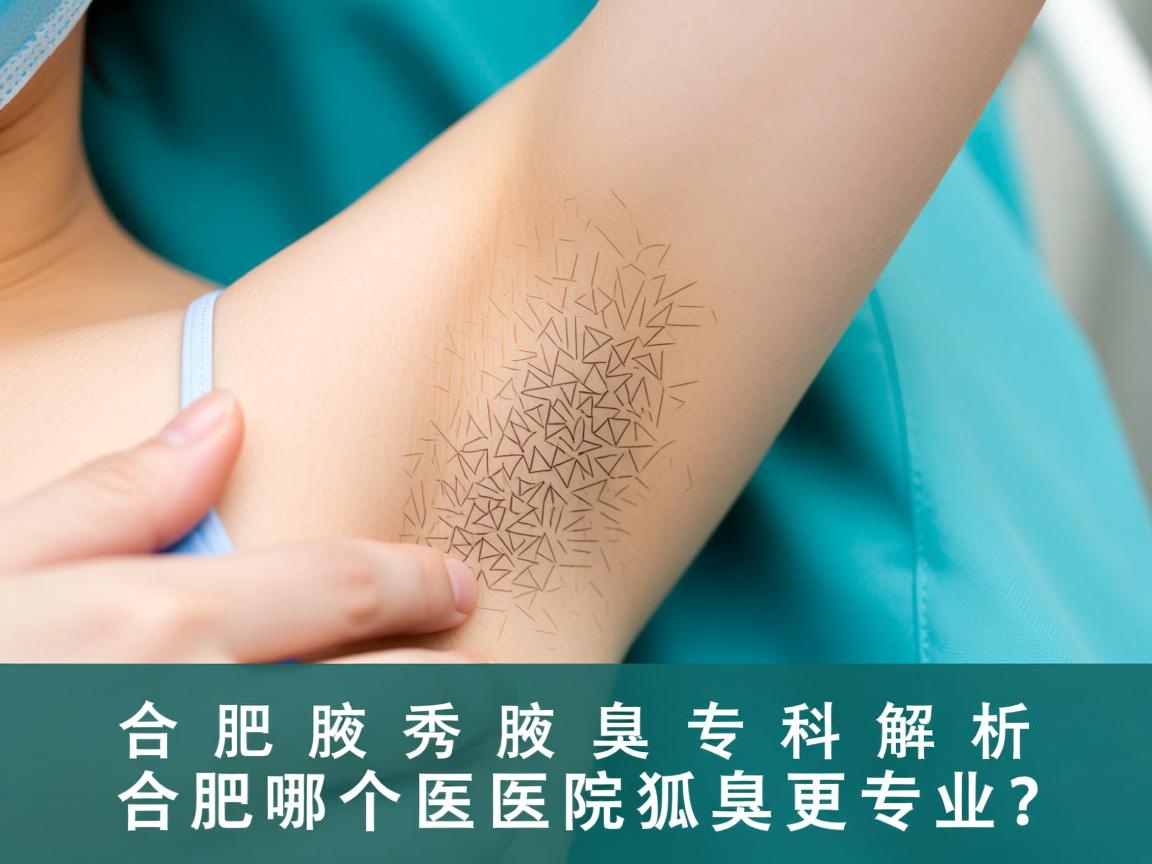 合肥腋秀腋臭专科解析，合肥哪个医院除狐臭更专业？