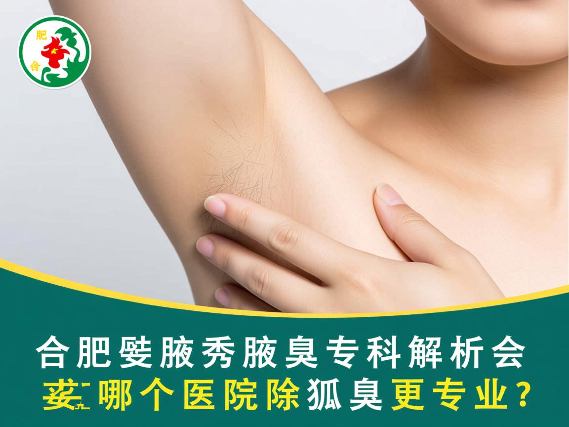 合肥腋秀腋臭专科解析，合肥哪个医院除狐臭更专业？