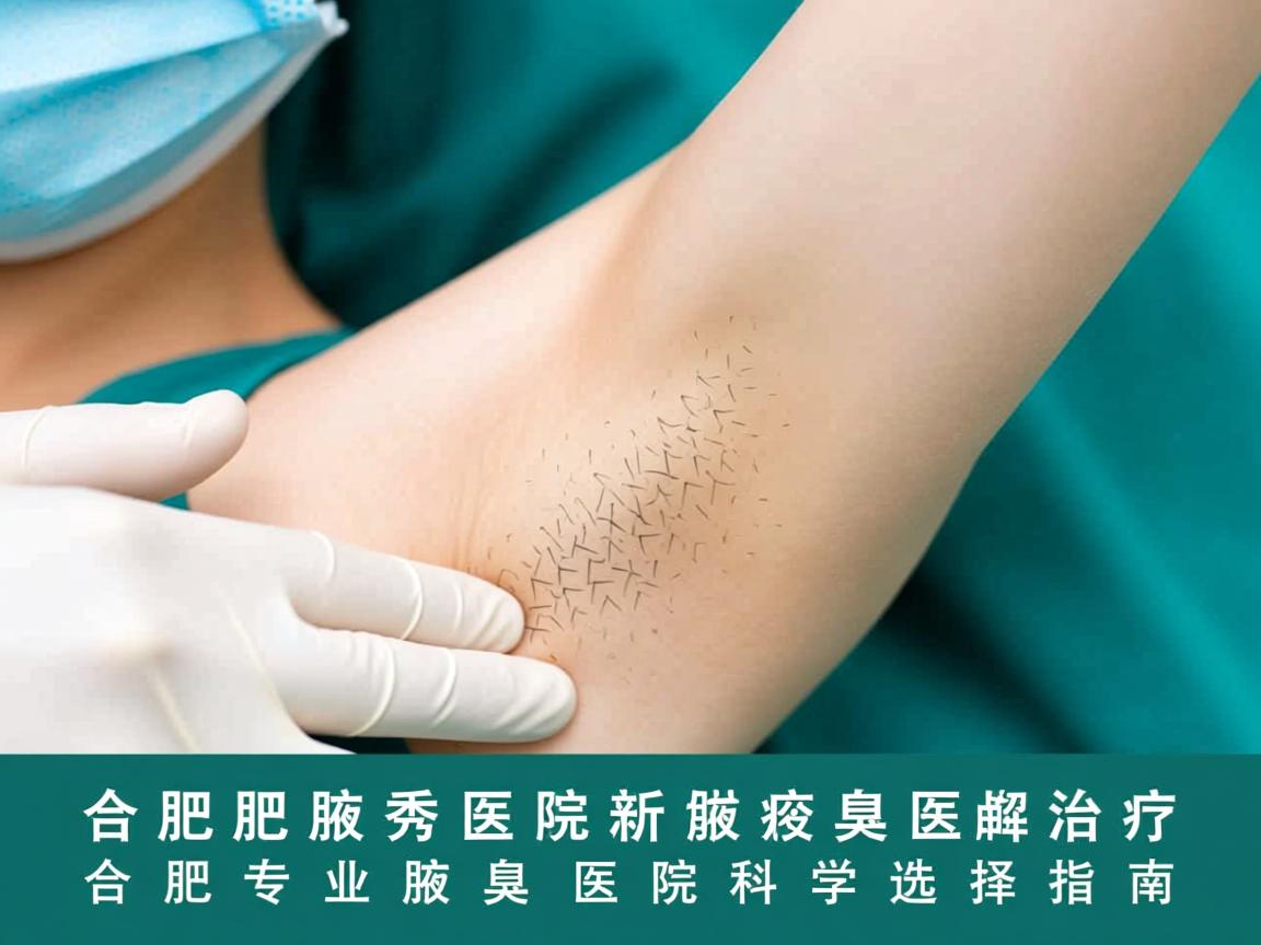 合肥腋秀医院解析腋臭治疗，合肥专业腋臭医院的科学选择指南