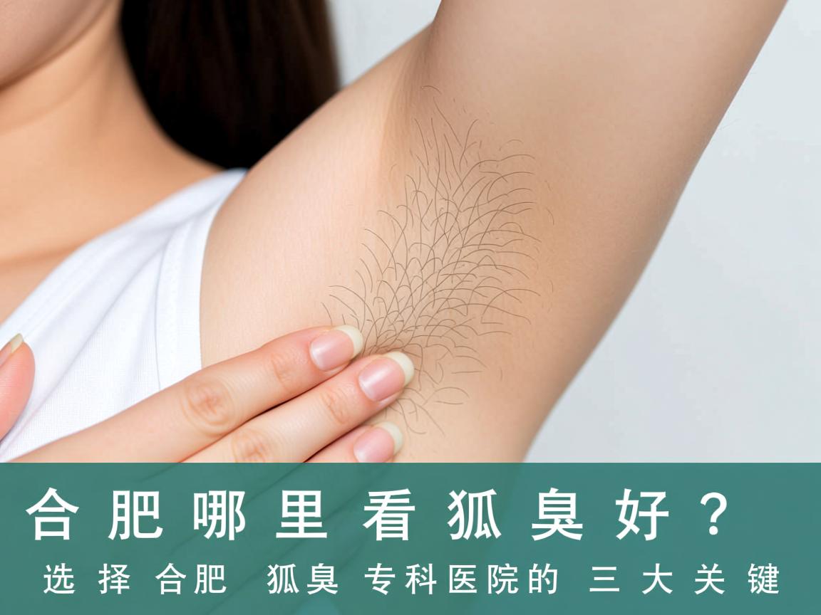 合肥哪里看狐臭好？选择合肥狐臭专科医院的三大关键