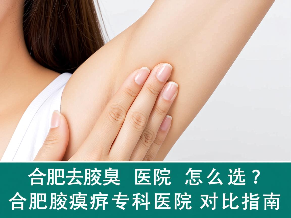 合肥去腋臭医院怎么选？合肥腋臭专科医院对比指南