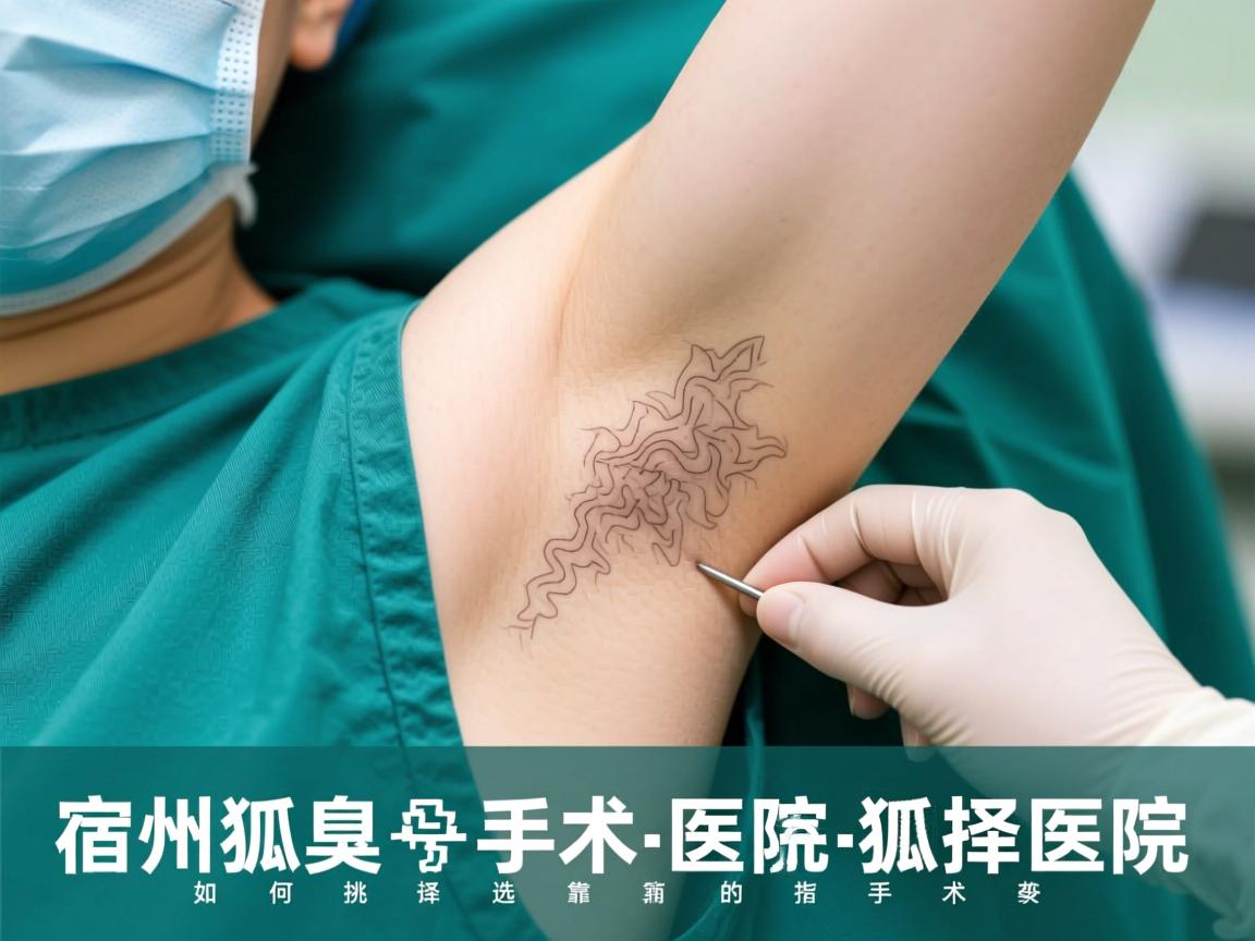 宿州狐臭手术医院选择指南，如何挑选靠谱的狐臭手术医院