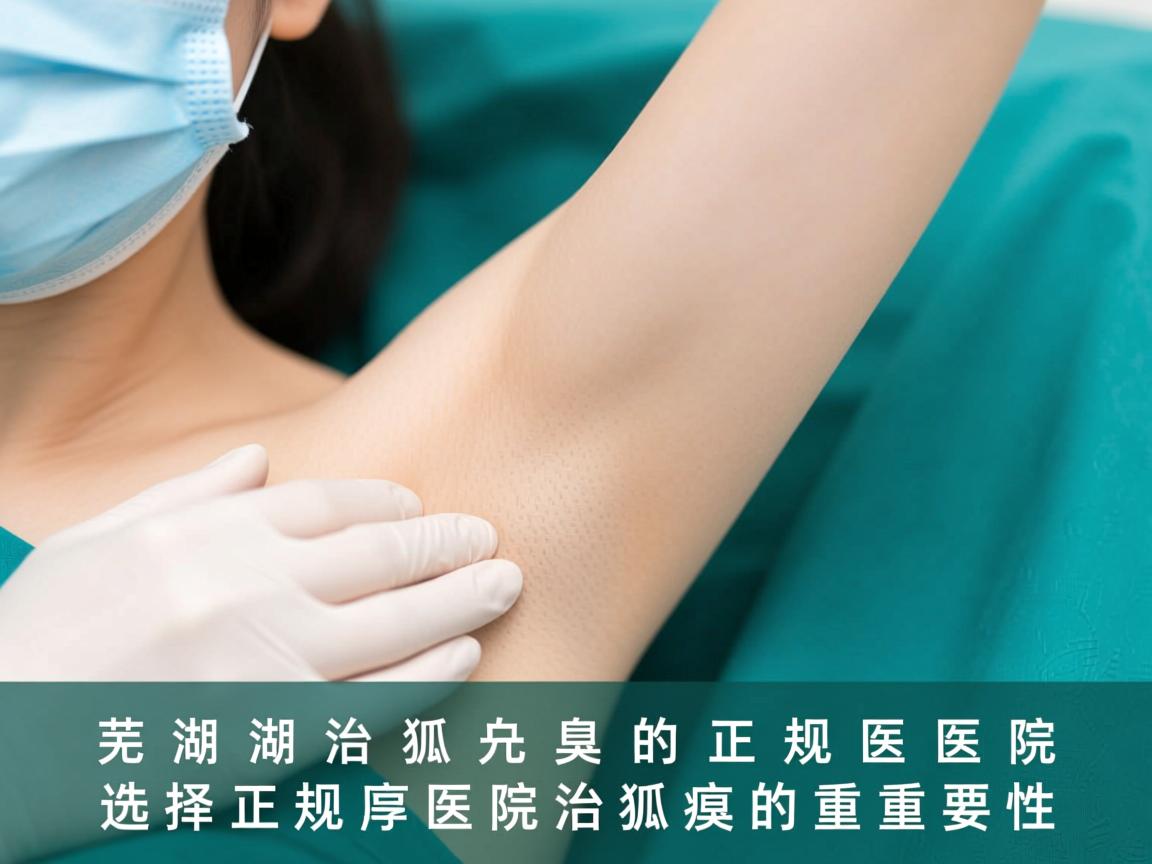 芜湖治狐臭的正规医院，选择正规医院治狐臭的重要性
