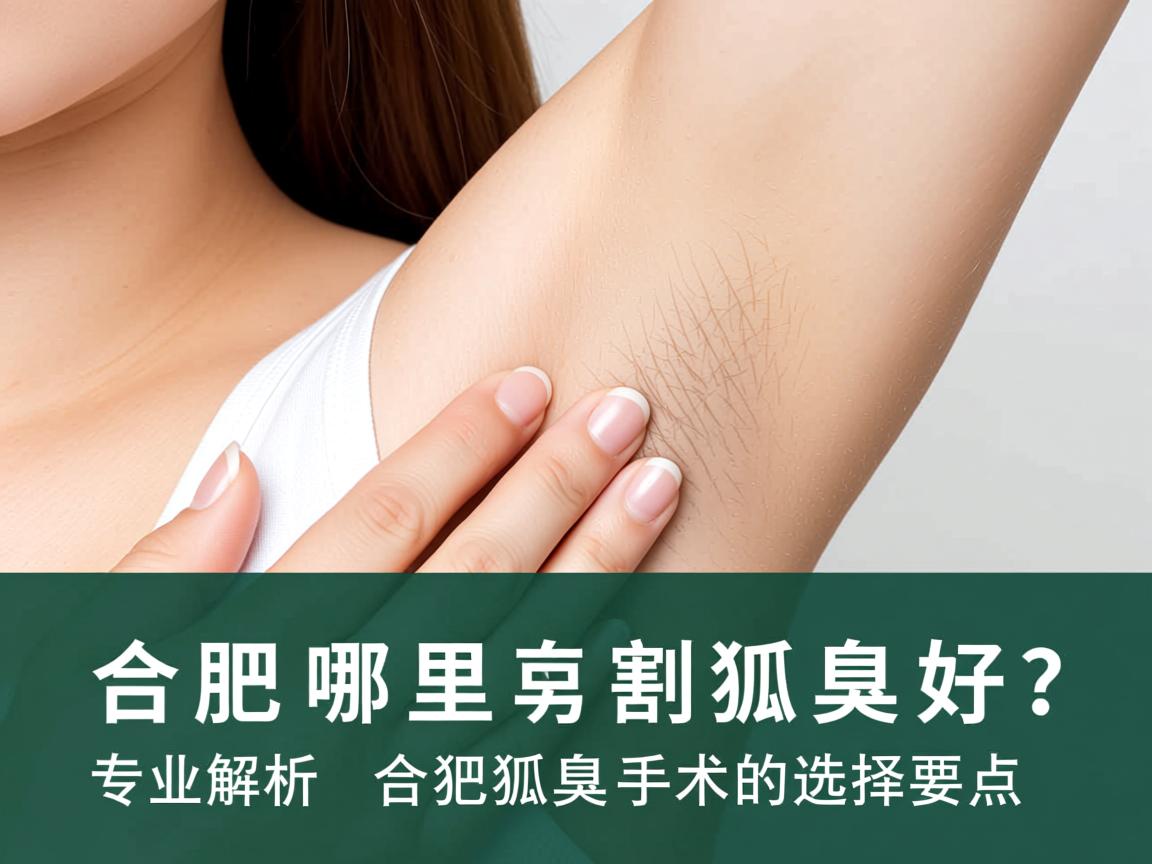 合肥哪里割狐臭好？专业解析合肥狐臭手术的选择要点