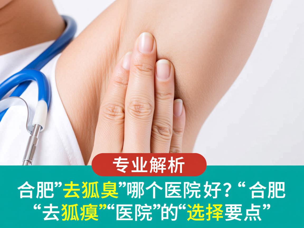 合肥去狐臭哪个医院好？专业解析合肥去狐臭医院的选择要点
