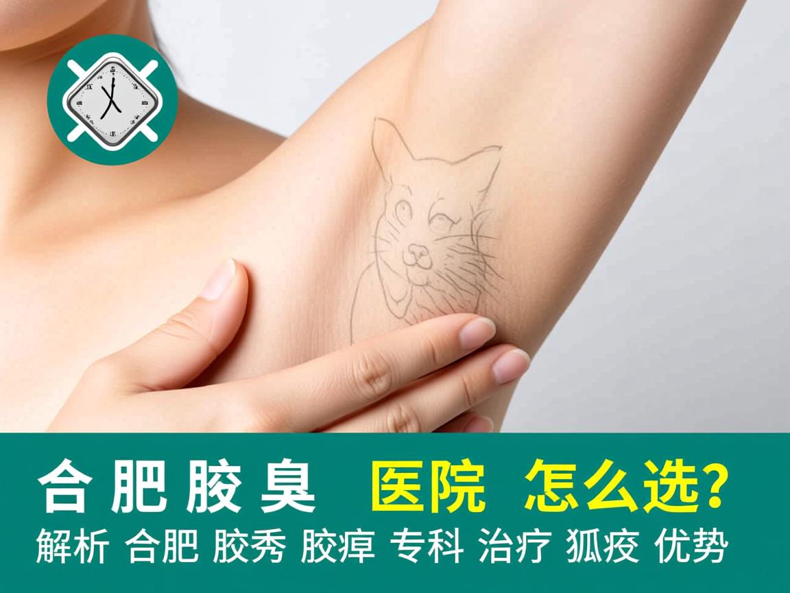 合肥腋臭医院怎么选？深度解析合肥腋秀腋臭专科治疗狐臭的优势