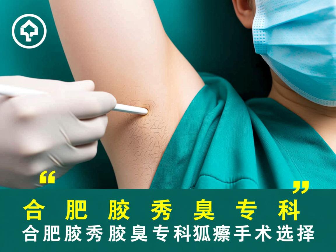合肥腋秀腋臭专科，解析合肥腋秀腋臭专科的狐臭手术选择
