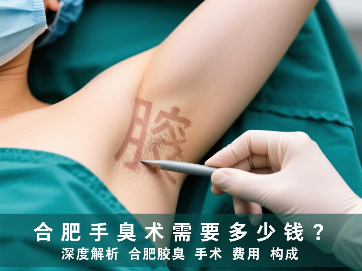 合肥腋臭手术需要多少钱？深度解析合肥腋臭手术费用构成