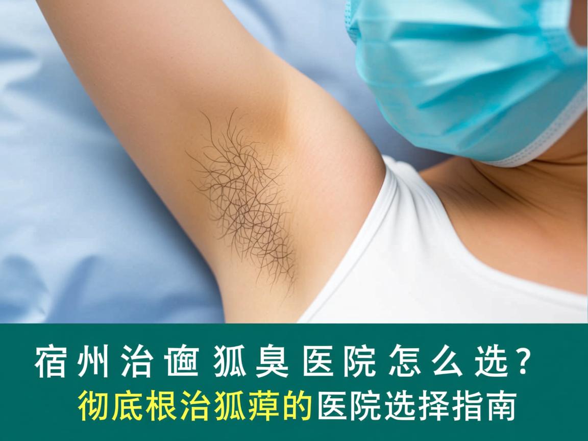 宿州治狐臭医院怎么选？彻底根治狐臭的医院选择指南