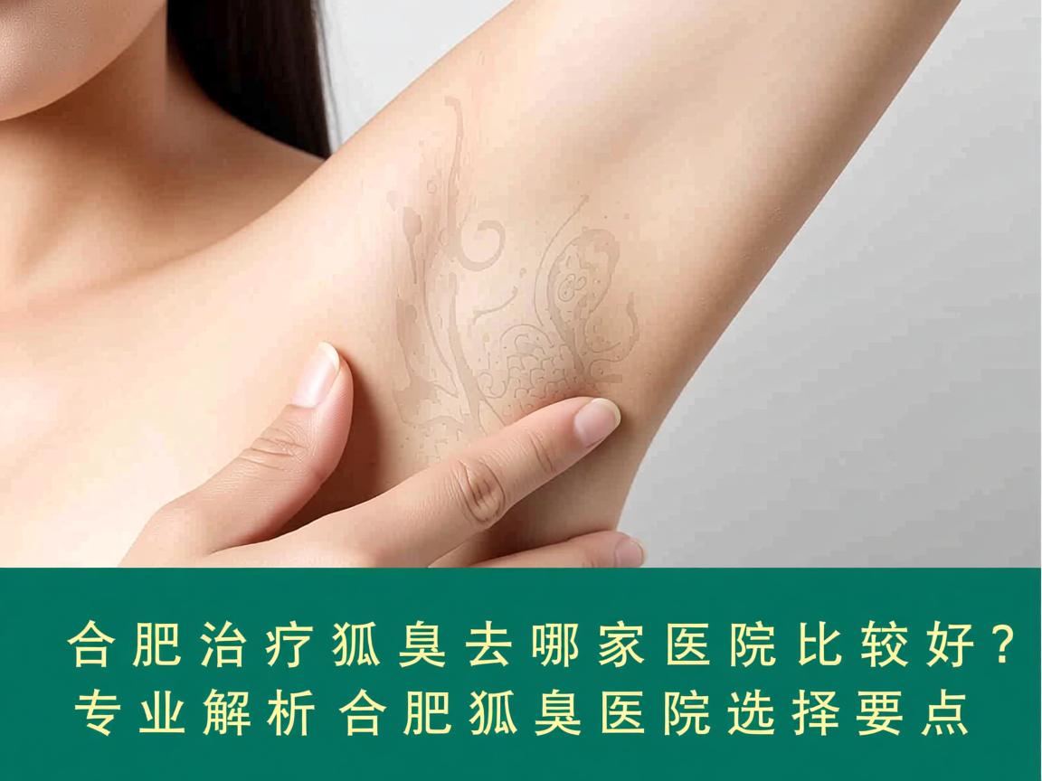 合肥治疗狐臭去哪家医院比较好？专业解析合肥狐臭医院选择要点