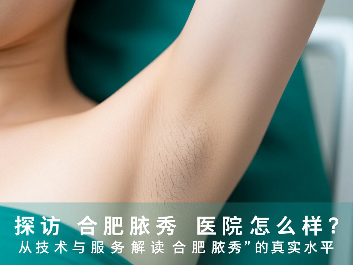 探访合肥腋秀医院怎么样？从技术与服务解读合肥腋秀的真实水平