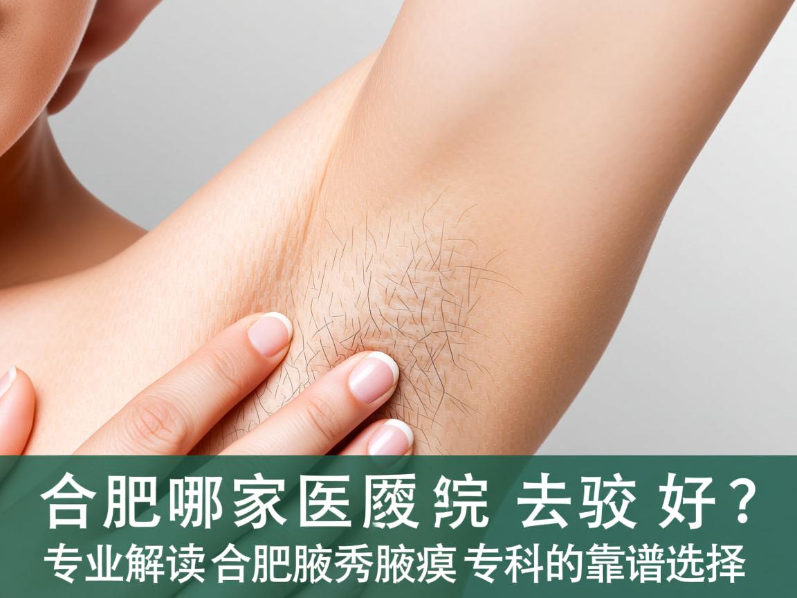 合肥哪家医院去腋臭好？专业解读合肥腋秀腋臭专科的靠谱选择