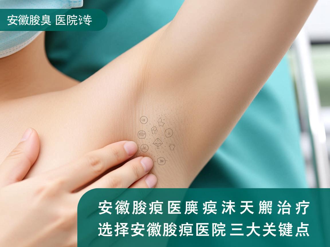 安徽腋臭医院专业解读腋臭治疗，选择安徽腋臭医院的三大关键点