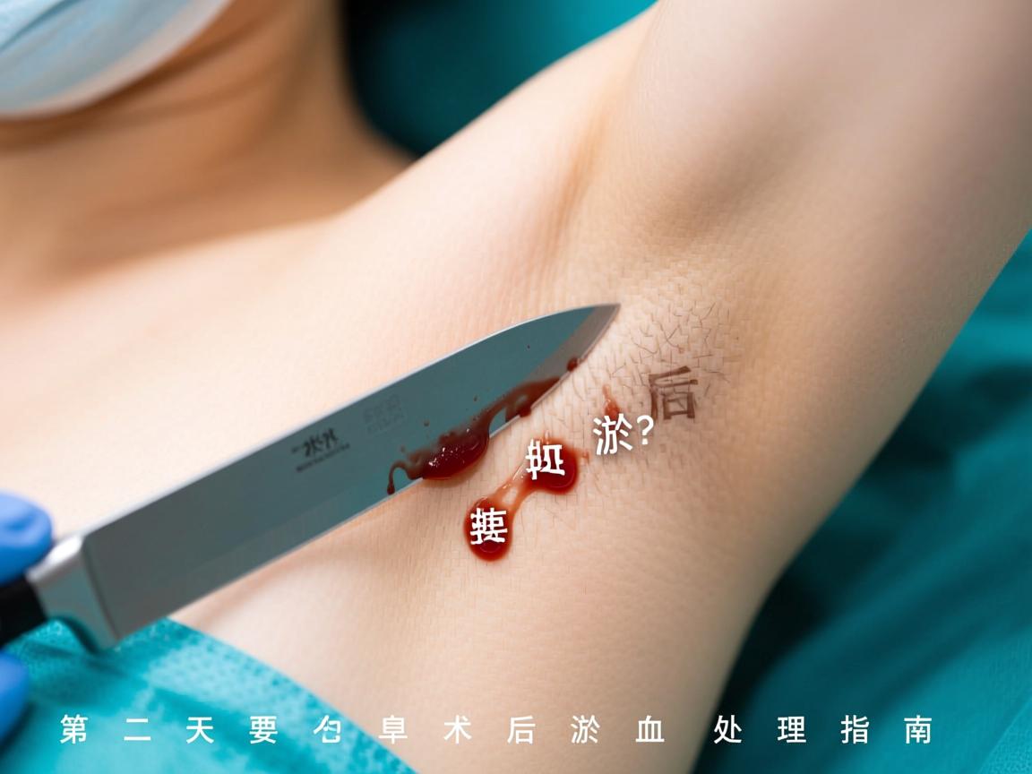 水刀治疗腋臭后第二天要排淤血吗？水刀腋臭术后淤血处理指南