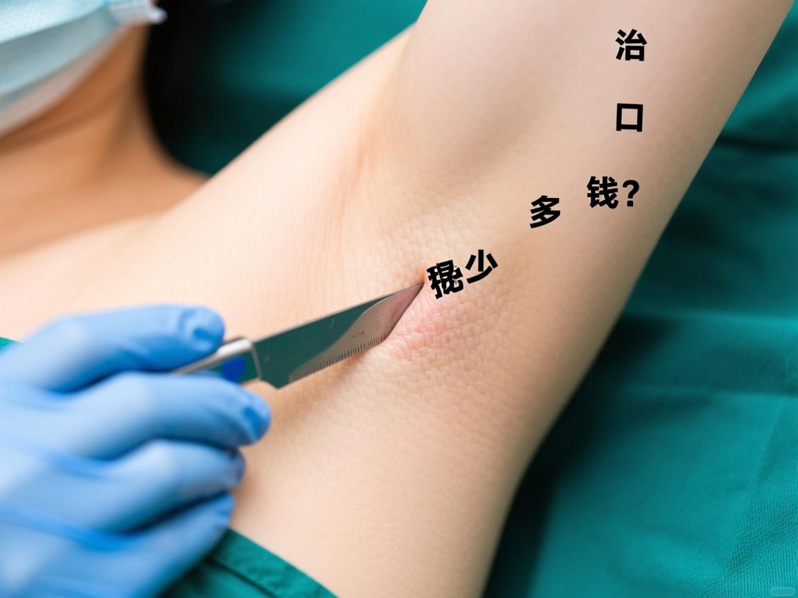 小切口治疗腋臭多少钱？揭秘小切口腋臭手术的费用与选择