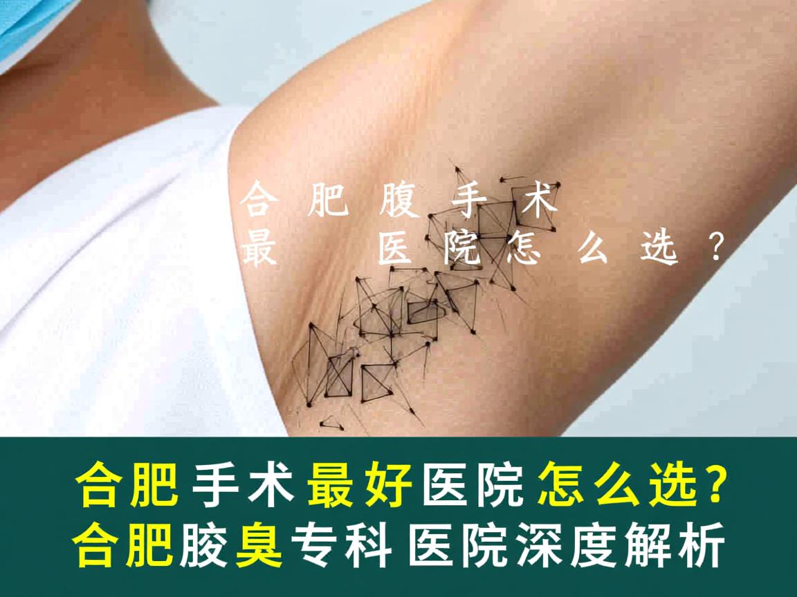 合肥腋臭手术最好医院怎么选？合肥腋臭专科医院深度解析