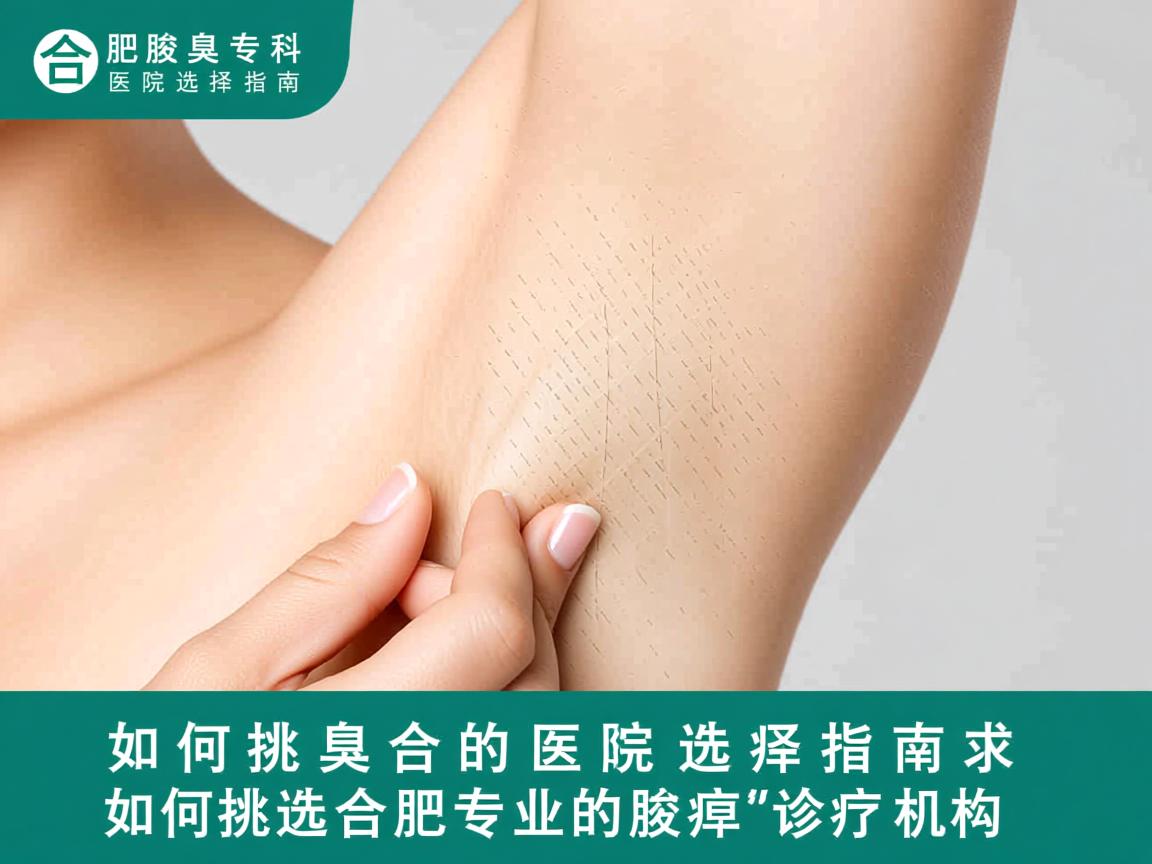 合肥腋臭专科医院选择指南，如何挑选合肥专业的腋臭诊疗机构