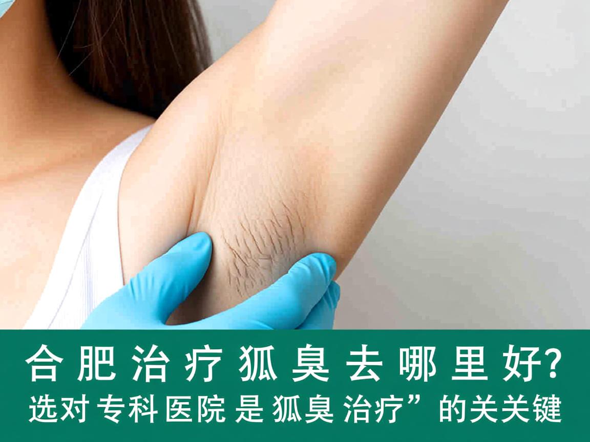 合肥治疗狐臭去哪里好？选对专科医院是狐臭治疗的关键