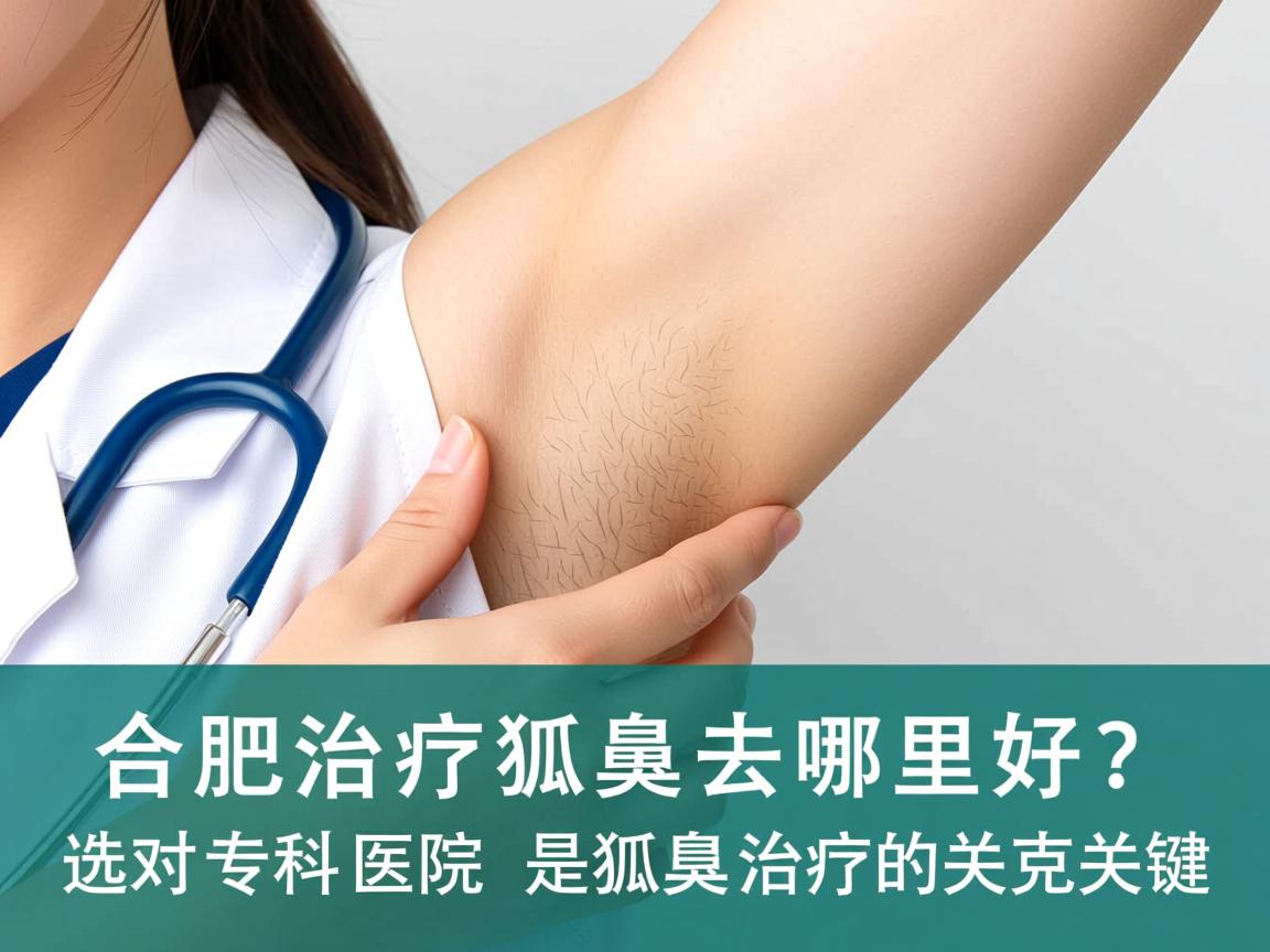 合肥治疗狐臭去哪里好？选对专科医院是狐臭治疗的关键