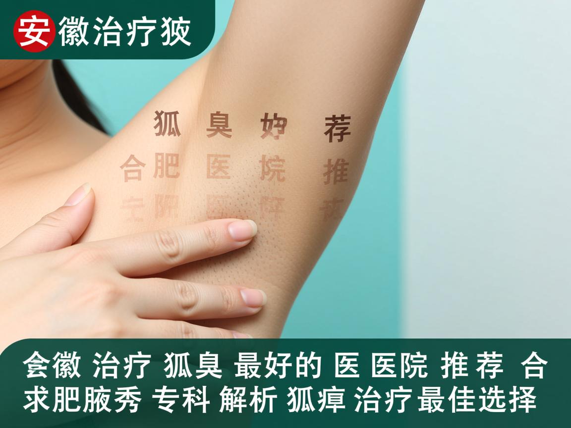 安徽治疗狐臭最好的医院推荐，合肥腋秀专科解析狐臭治疗最佳选择