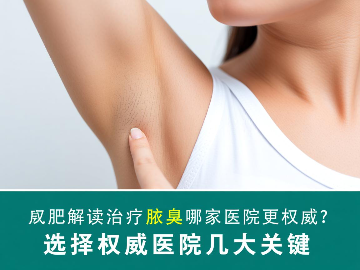 权威解读，合肥治疗腋臭哪家医院更权威？选择权威医院的几大关键