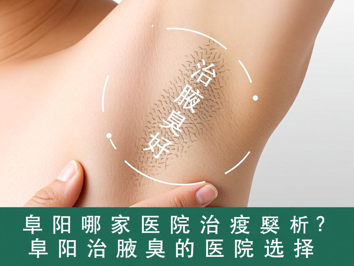 阜阳哪家医院治腋臭好？深度解析阜阳治腋臭的医院选择