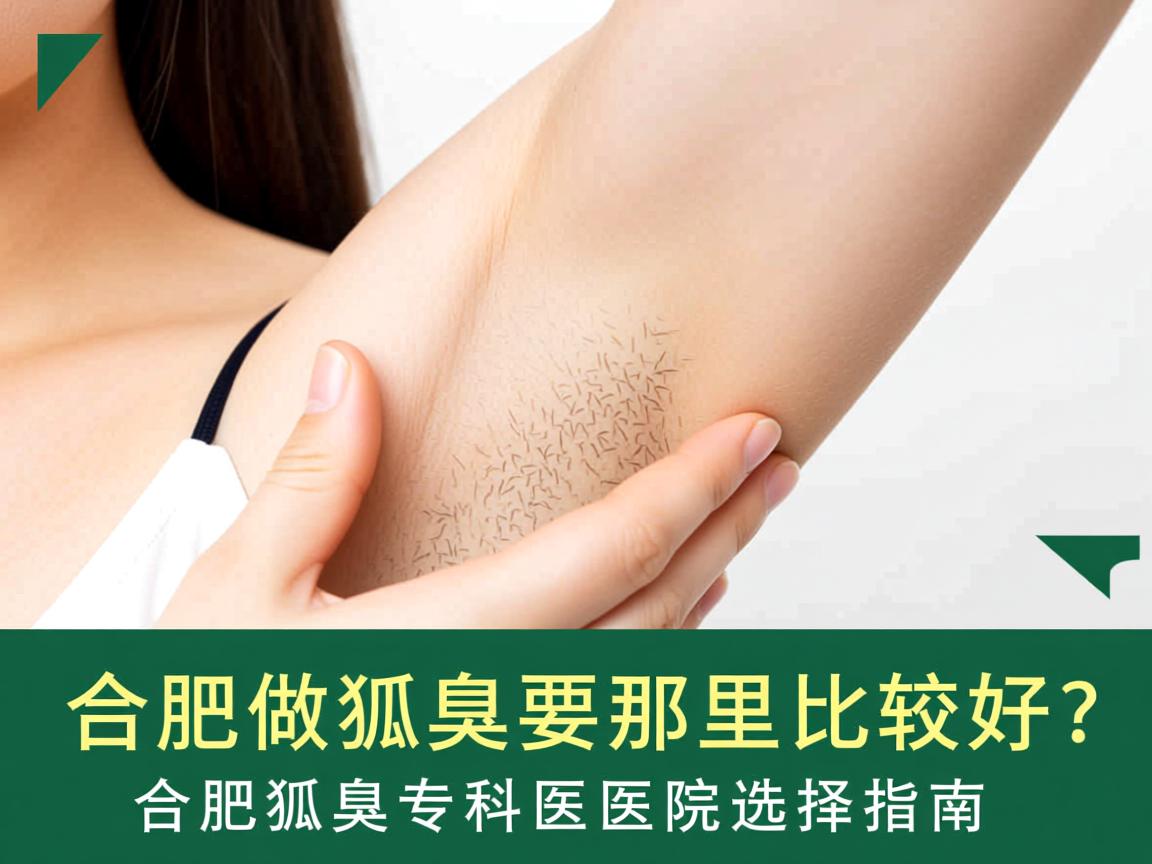 合肥做狐臭要那里比较好？合肥狐臭专科医院选择指南