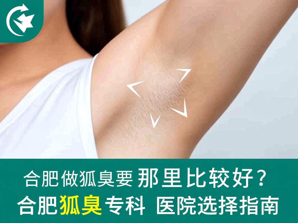 合肥做狐臭要那里比较好？合肥狐臭专科医院选择指南