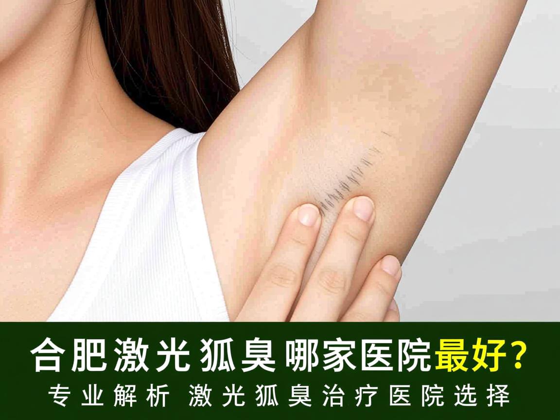 合肥激光狐臭哪家医院最好？专业解析激光狐臭治疗医院选择