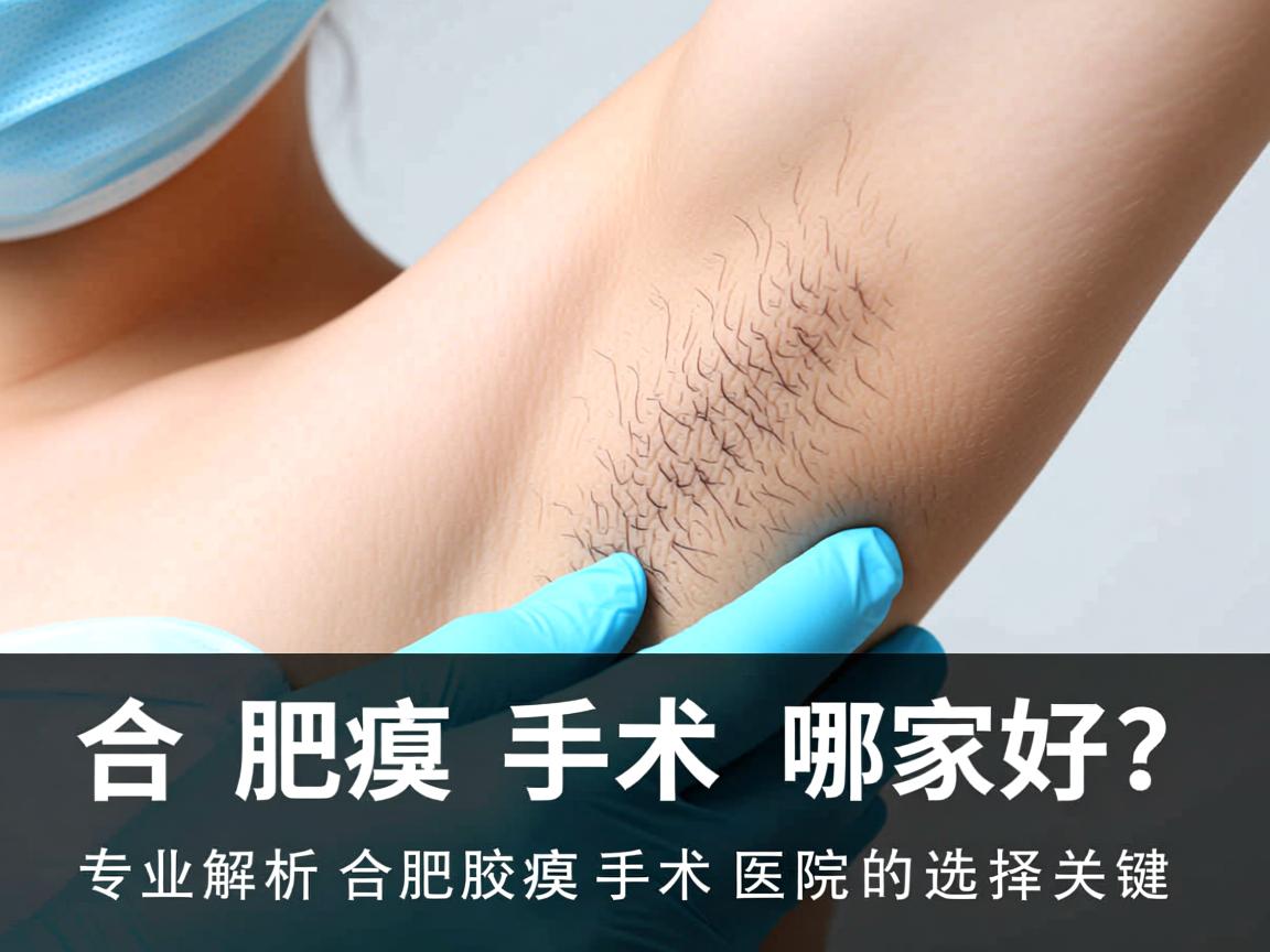 合肥腋臭手术哪家好？专业解析合肥腋臭手术医院的选择关键