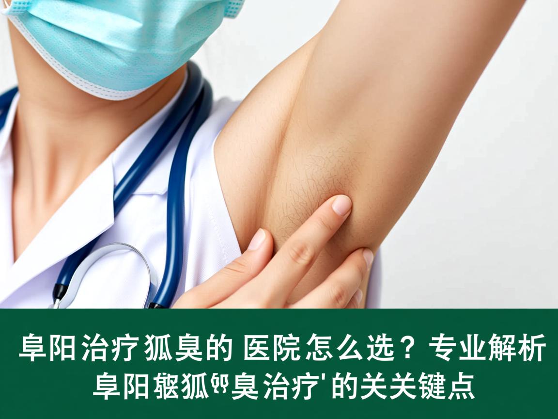 阜阳治疗狐臭的医院怎么选？专业解析阜阳狐臭治疗的关键点