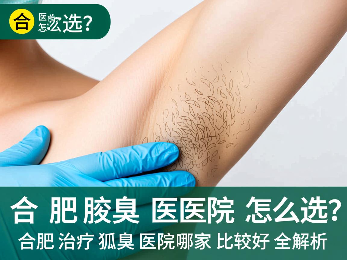 合肥腋臭医院怎么选？合肥治疗狐臭医院哪家比较好全解析