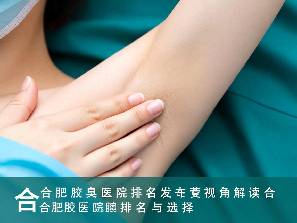 合肥腋臭医院排名发布，专业视角解读合肥腋臭医院排名与选择