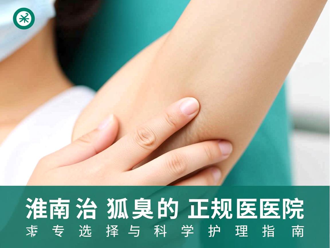淮南治狐臭的正规医院，专业选择与科学护理指南