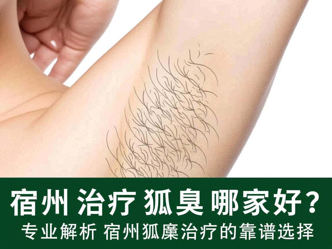 宿州治疗狐臭哪家好？专业解析宿州狐臭治疗的靠谱选择