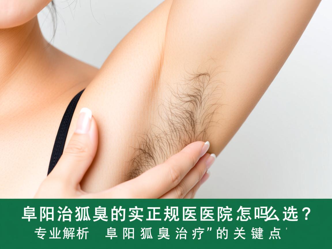 阜阳治狐臭的正规医院怎么选？专业解析阜阳狐臭治疗的关键点