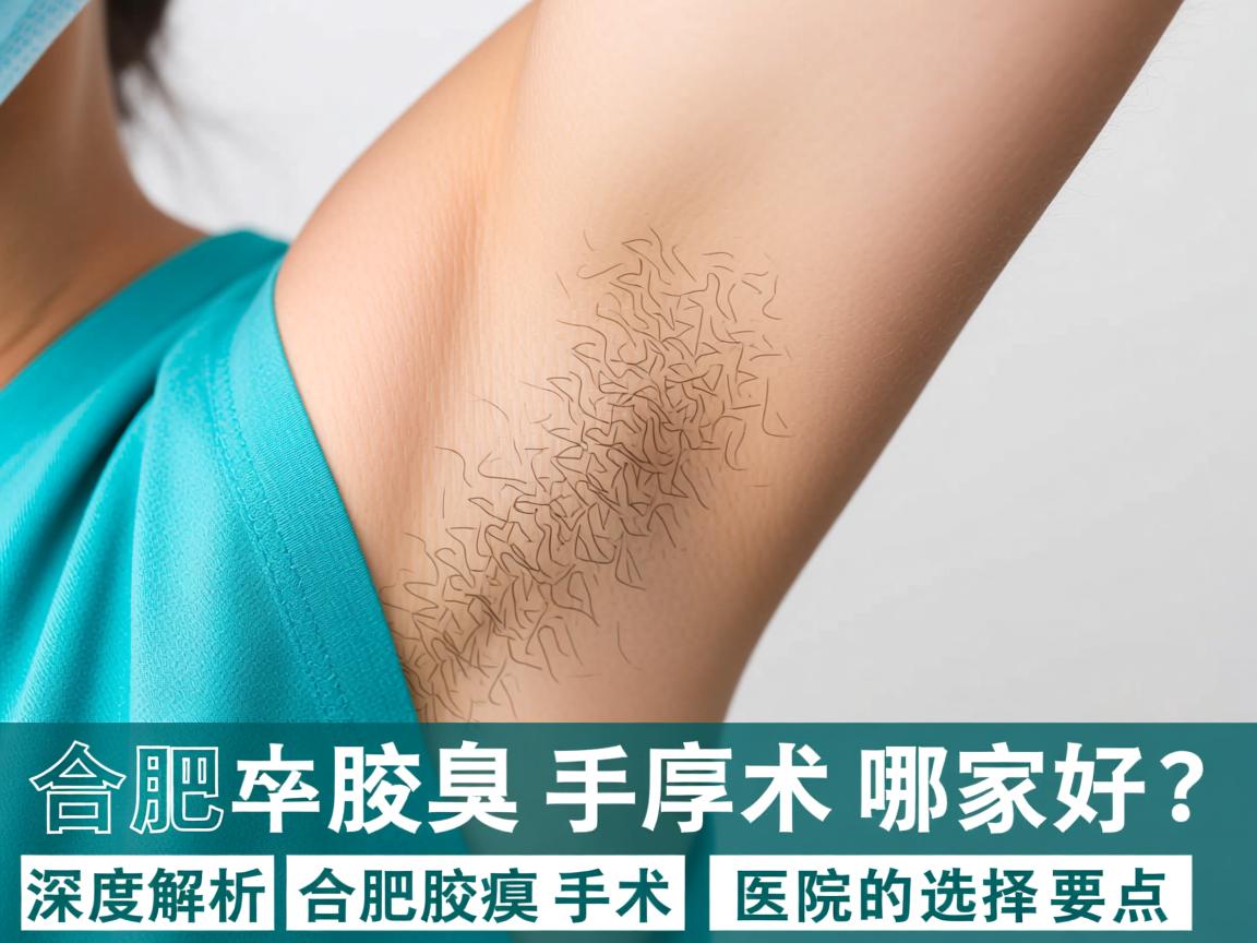 合肥腋臭手术哪家好？深度解析合肥腋臭手术医院的选择要点