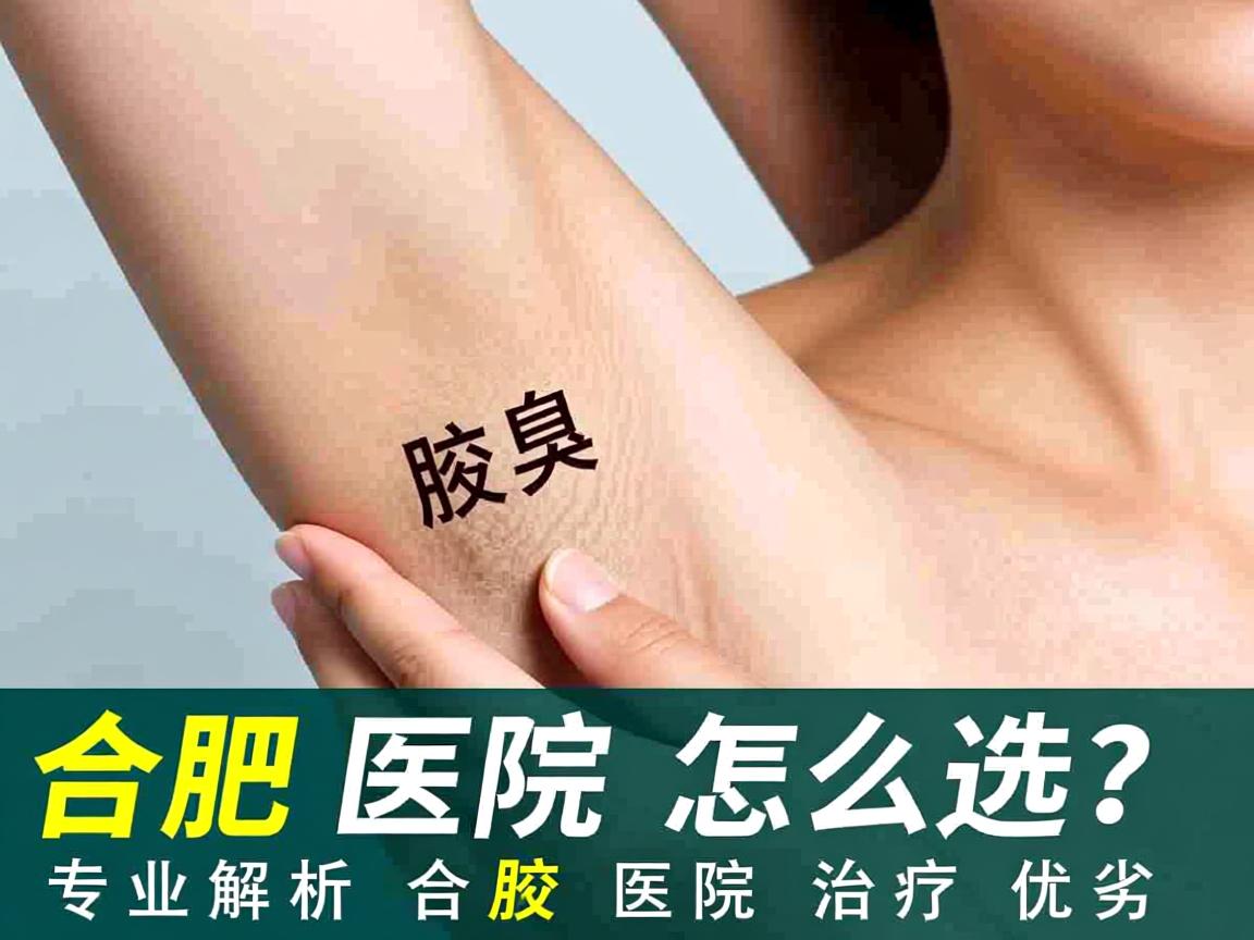 合肥腋臭医院怎么选？专业解析合肥腋臭医院治疗优劣