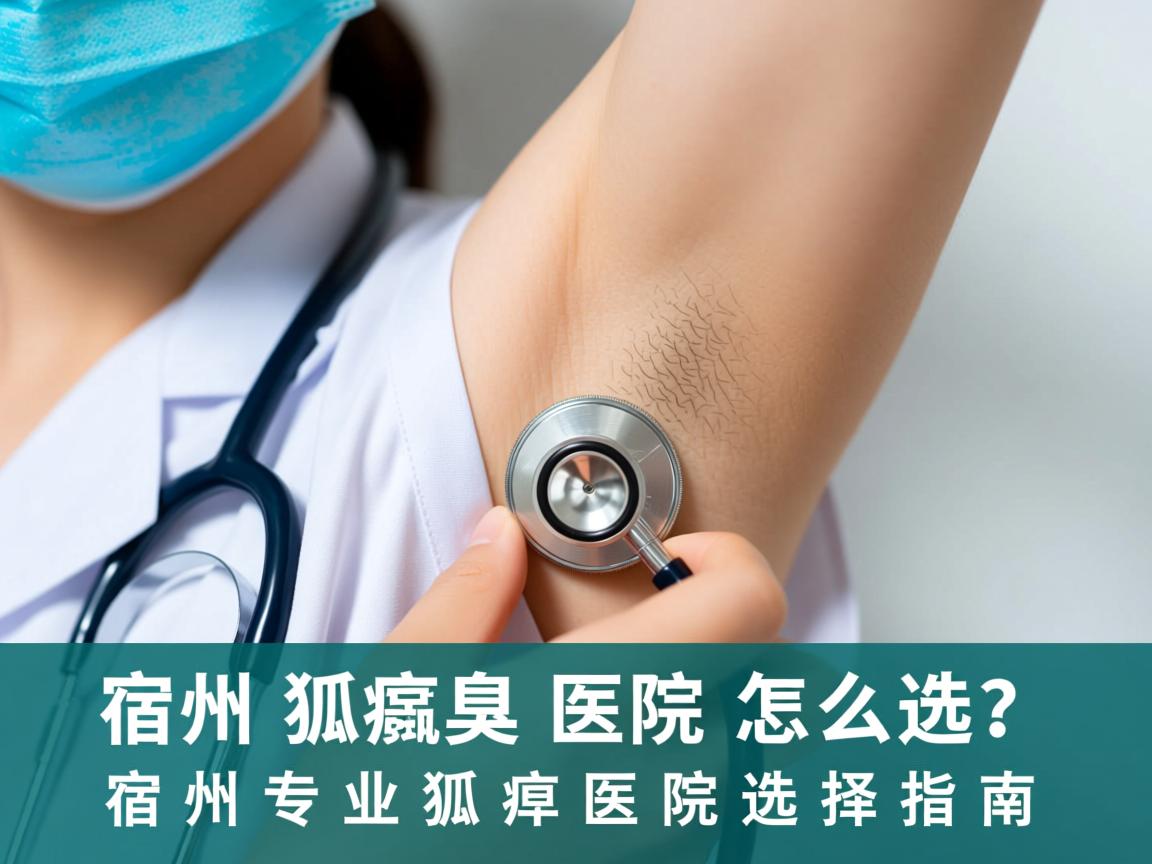 宿州狐臭医院怎么选？宿州专业狐臭医院选择指南