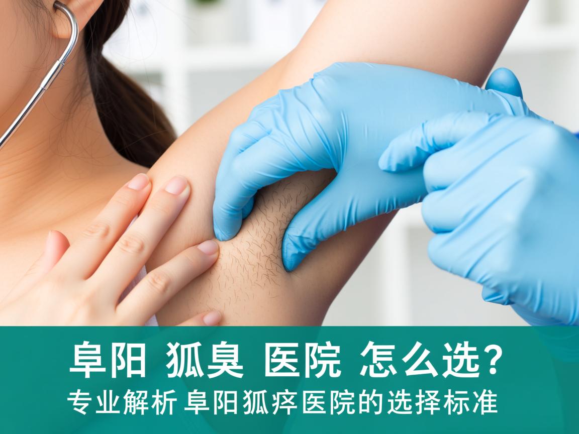 阜阳狐臭医院怎么选？专业解析阜阳狐臭医院的选择标准